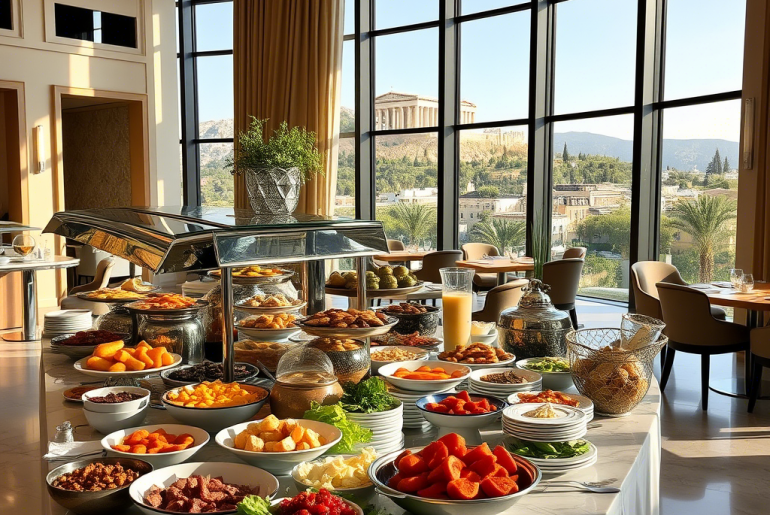 Hotels in Athens offer free breakfast