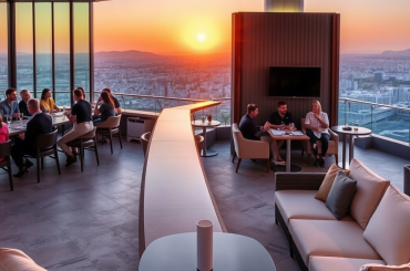 hotels with rooftop bars in Athens