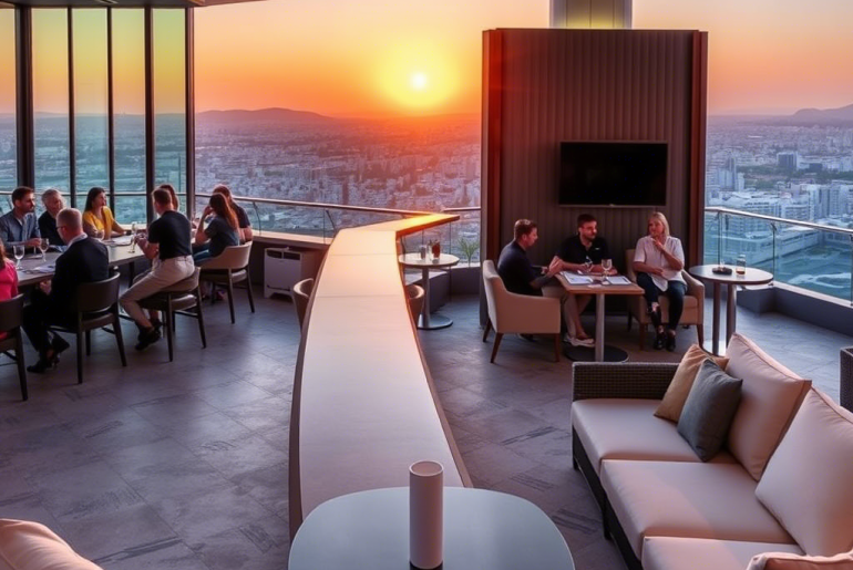 hotels with rooftop bars in Athens